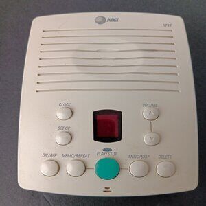 WorkingVintage AT&T Tapeless Digital Answering Machine System With Time/Day AS45